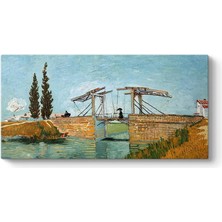 Vincent Van Gogh - Arles Köprüsü Tablosu 60 x 30