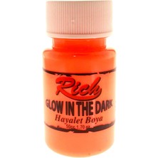 Rich Karanlıkta Parlayan Boya Glow In The Dark 50ML 3006 Turuncu