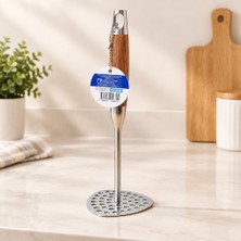 Str Store Ahşap Saplı Çelik Patates Ezici