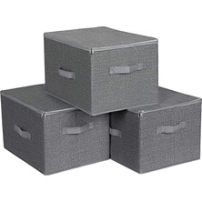 Str Store Kapaklı Saklama Kutuları, 3'lü Set RYZB03G