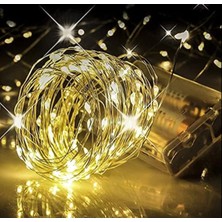 Peri LED Işık 10 Metre Gün Işığı 3 Pilli Fonksiyonlu Dekoratif LED Işık