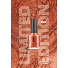 Str Store Limited Edition Sedefli Somon Oje-Yüksek Pigmentli Uzun Süreli Kalıcı Hızlı Kuruma-Nail Lacquer No:3