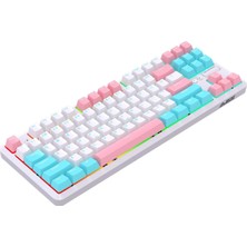 Str Store K870T Pro Kablosuz Hot Swap Mekanik Oyun Klavyesi-Rgb - 10 Adet Switch, Tuş ve Switch Sökme Aparatı Hediyeli (K870T Pro Beyaz - Brown Switch)