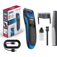 Str Store SHC-4394 Saç Sakal Düzeltme Makinesi, USB Şarjlı Kablosuz Saç Kesme Makinesi, 1-24 Ayarlı Tarak, Paslanmaz Çelik Bıçak, Saç Sakal ve Ense Için