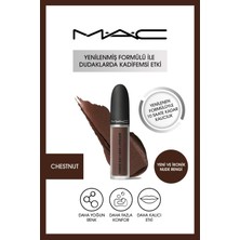M.a.c Powder Kiss Ağırlık Yapmayan Pudralı Mat Bitişli Ruj - Chestnut 5ml