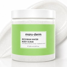 Str Store Maruderm Pirinç Suyu Vücut Peelingi – Aha & Hyalüronik Asit ile Arındırıcı ve Yoğun Nemlendirici Peeling, Shea Yağı Ile, 250 ml