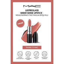 M.a.c Lustreglass Sheer-Shine Kolay Uygulanan Parlak Bitişli Ruj - Thanks It's M·a·c!