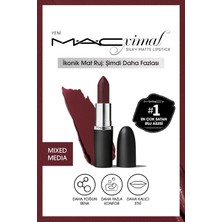 M.a.c M·a·cxımal Silky Matte Lipstick Nemlendirme Etkili Yoğun Renk Sağlayan Ruj - Mixed Media