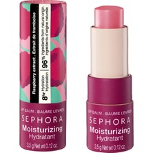 Sephora Moisturizing Lip Balm Nemlendirici Dudak Balsamı - 8 Saat Nemlendirici Dudak Bakımı Ahududu