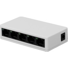 Uravas Store Kompakt 5 Port Ethernet Switch Hızlı Veri Transferi