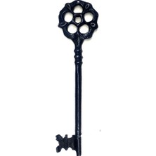 Uravas Store Vintage Çiçekli Dekoratif Anahtar 220X56 mm Büyük Boy