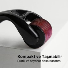 Str Store Derma Roller – 0.5 mm Titanyum Iğneli Cilt Bakım Aleti, Gözenek Sıkılaştırıcı, Kırışıklık ve Leke Karşıtı, Kolay Temizlenebilir Mikro Iğne Masaj Aleti