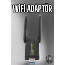 Uravas Store Çift Bantlı Kablosuz Wifi Adaptörü 1200 Mbps Hızında