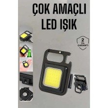 Uravas Store Taşınabilir LED Fener 800 Lümen USB Şarjlı Anahtarlık