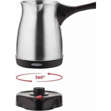 Uravas Store Pratik Paslanmaz Çelik Kahve Makinesi 800 Watt 300 ml Kapasiteli