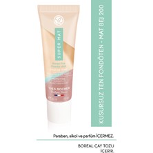 Yves Rocher Kusursuz Ten Krem Fondöten - Mat Bej 200 - 30 ml