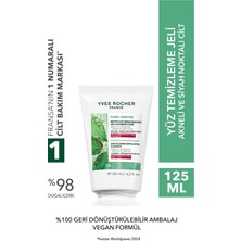 Yves Rocher Siyah Nokta Karşıtı Peeling Etki Yüz Yıkama Jeli-Sivilce Eğilimli-Pure Menthe Botanik Kompleks 125ML
