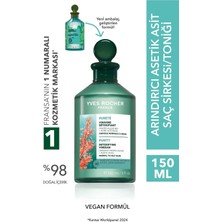Yves Rocher Arındırıcı Asetik Asit Saç Sirkesi ve Toniği - Yağlı Saçlar / Purete -Vegan -150ML