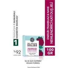 Yves Rocher Katı Duş Jeli - Nemlendirici Enerjik Frambuaz Nane -Sls,sles İÇERMEZ,VEGAN-100GR