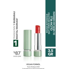 Yves Rocher Rouge Botanique Işıltı Veren Besleyici Glow Ruj - 30. Mercan Kırmızısı -Vegan-3.5g