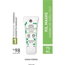 Yves Rocher Karma ve Yağlı Cilt, Arındırıcı, Temizleyici, Matlaştırıcı Prebiyotik Kil Maske-Pure MENTHE-75ML