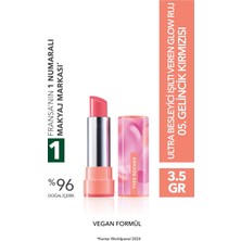 Yves Rocher Ultra Besleyici Işıltı Veren Glow Ruj-05 Gelincik KIRMIZISI-64803