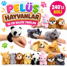 Uravas Store KZL-2505034 Pelus Hayvanlar 16CM Bılege Takılan 240   (Adet Fiyatıdır)