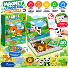 Uravas Store 1512  Magnet Tamamlama - Hayvanlar/ +3 Yaş