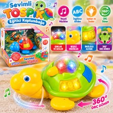Uravas Store SB2044 Sevimli Eğitici Tospik Oyuncak Sesli Eğitici Kaplumbağa (Adet Fiyatıdır)