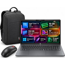 Hp Omnibook 3 Intel Core 5 315 16GB 512GB SSD Windows 11 Pro 16" Taşınabilir Bilgisayar