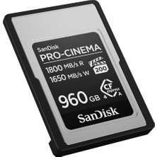 Sandisk Sandısk 960GB Pro-Cınema SDCFEA-960G-GN4NN Cfexpress Type A Pcıe Gen4 1800-1650MB/S Hafıza Kartı