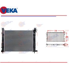 Radyatör Clio 4 Captur Symbol 3 Arkana 1 Duster Lodgy Dokker Logan 2 Sandero 2 Tüm Motor T. 214100078R Veka