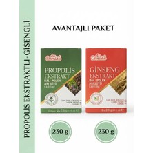 Arı Damlası 2'li Macun Setleri – Propolis Ekstraktlı Arı Sütü Bal Polen-Ginsegn Içerikli Macun