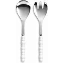 Touch Me 2'li Seramik Saplı Metal Servis Seti - 4 Adet