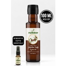 Matdeer 100 ml Jojoba Yağı - Nemlendirici ve Dengeleyici Cilt ve Saç Bakım Yağı - %100 Saf