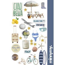 Minnymy Traveler Collection Sticker, Çıkartma, Ajanda, Günlük, Planlayıcı, Bullet Journal , Scrapbook