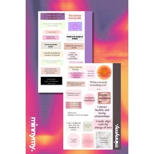 Minnymy Manifest Collection Sticker, Çıkartma, Ajanda, Günlük, Planlayıcı, Bullet Journal , Pinterest