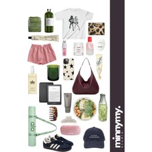 Minnymy Almond Girl Collection Sticker, Çıkartma, Ajanda, Günlük, Planlayıcı, Bullet Journal , Scrapbook