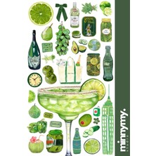 Minnymy Colour Collection Sticker, Çıkartma, Ajanda, Günlük, Planlayıcı, Bullet Journal , Scrapbook