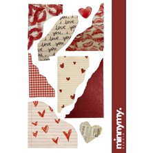 Minnymy Collage Collection Sticker, Çıkartma, Ajanda, Günlük, Planlayıcı, Bullet Journal , Scrapbook
