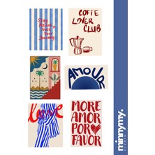 Minnymy Amore Pinterest Collection Sticker, Çıkartma, Ajanda, Günlük, Planlayıcı, Bullet Journal , Scrapbook