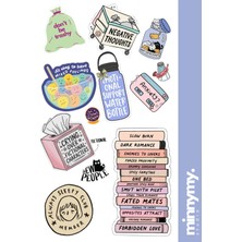 Minnymy Hot Girl Healing Era Collection Sticker, Çıkartma, Ajanda, Günlük, Planlayıcı, Bullet Journal , Scrapbook