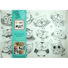 Akademi Çocuk Funny Mat 1004 Şaşkın Baykuşlar