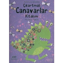 1001 Çiçek Kitaplar Çıkartmalı Canavarlar Kitabım