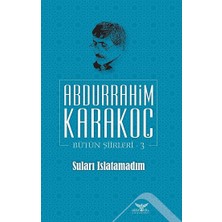 Altınordu Yayınları Suları Islatamadım - Bütün Şiirleri  3