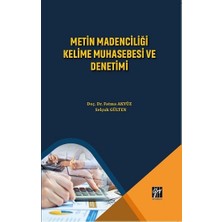 Gazi Kitabevi Metin Madenciliği Kelime Muhasebesi ve Denetimi