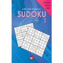 Beyaz Balina Yayınları Oyun, Zeka ve Eğlence- Sudoku 1 Kolay, Orta, Zor