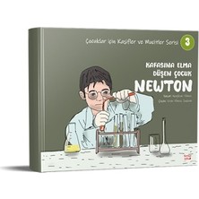 Kırmızı Ada Yayınları Kafasına Elma Düşen Çocuk Newton - Çocuklar Için Kaşifler ve Mucitler Serisi 3