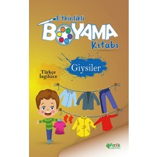 Fark Yayınları Etkinlikli Boyama Kitabı Giysiler