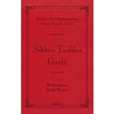 Söz Basım Yayın Sikke-I Tasdik-I Gaybi (Ciltli)